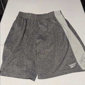 Reebok Men's Heather Gray Athletic Shorts